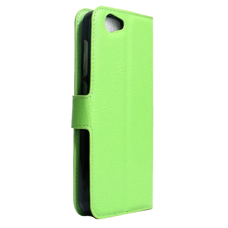 For Meizu Meilan X Litchi Texture Horizontal Flip Leather Case with Magnetic Buckle & Holder & Card Slots & Wallet