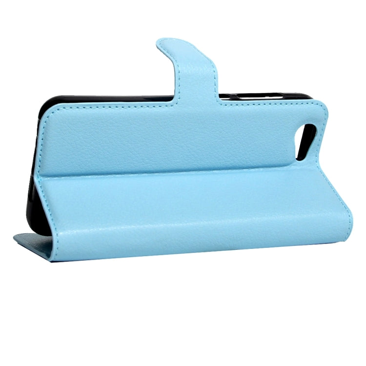 For Meizu Meilan X Litchi Texture Horizontal Flip Leather Case with Magnetic Buckle & Holder & Card Slots & Wallet