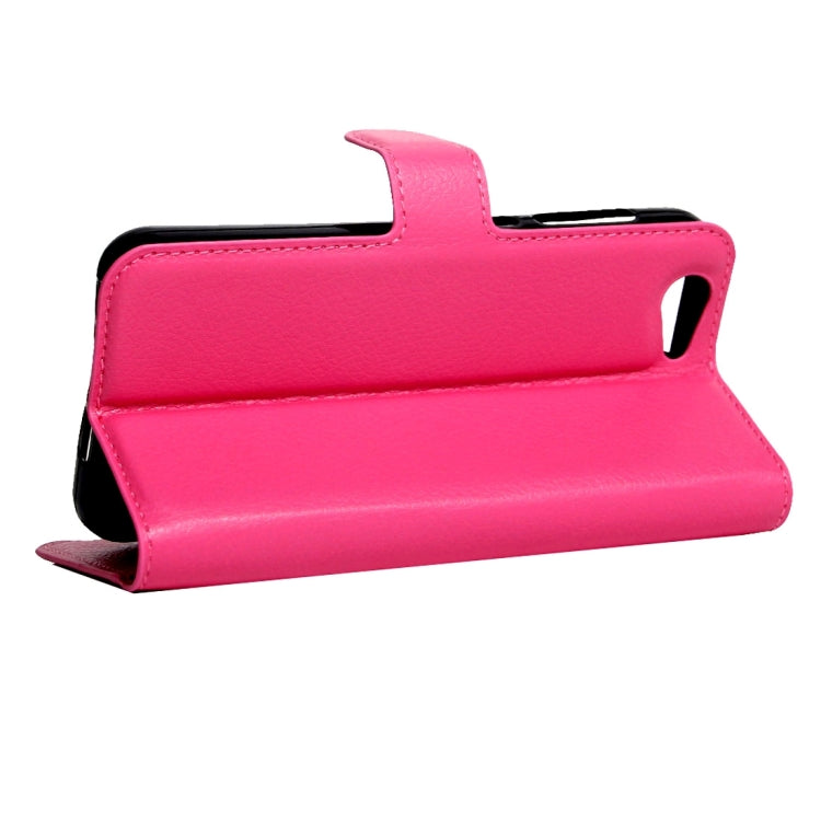 For Meizu Meilan X Litchi Texture Horizontal Flip Leather Case with Magnetic Buckle & Holder & Card Slots & Wallet