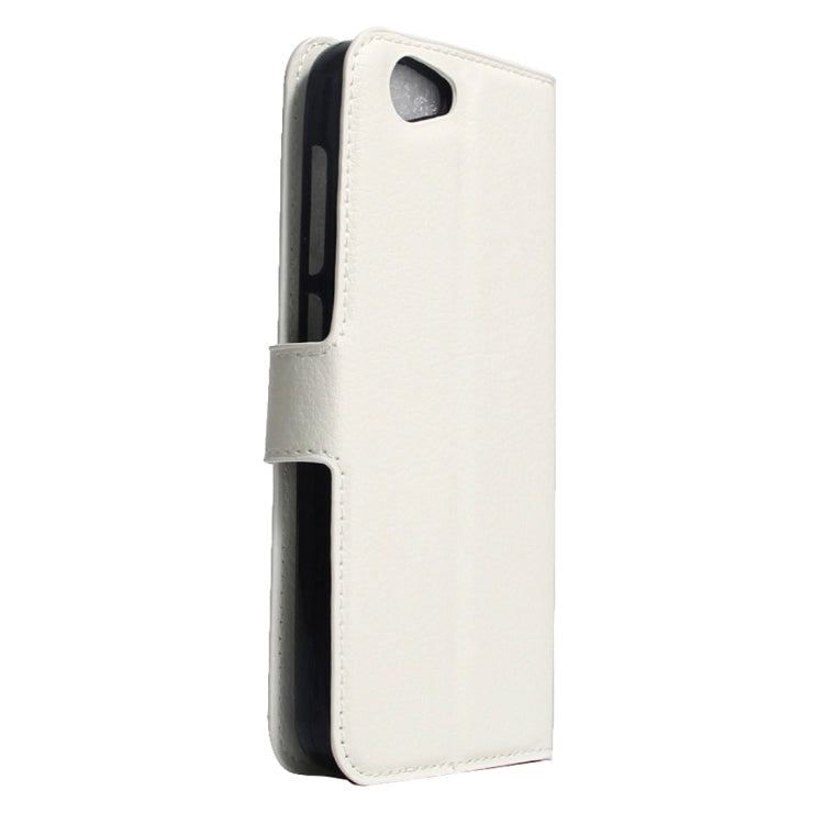 For Meizu Meilan X Litchi Texture Horizontal Flip Leather Case with Magnetic Buckle & Holder & Card Slots & Wallet