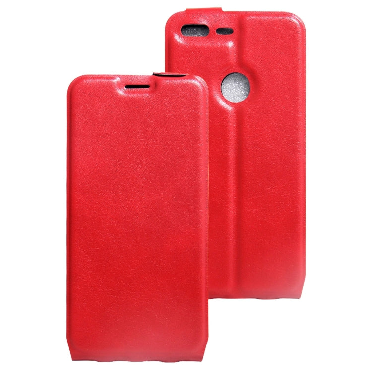 For Google Pixel Vertical Flip Leather Case with Card Slot & Photo Frame