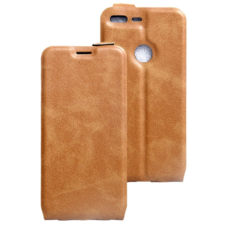 For Google Pixel XL Vertical Flip Leather Case with Card Slot & Photo Frame