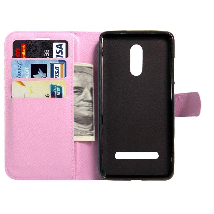 LEAGOO for M8 (MPH1460) Litchi Texture Horizontal Flip Leather Case with Magnetic Buckle & Holder & Card Slots & Wallet