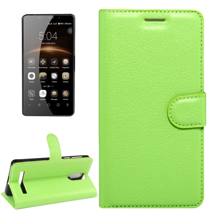 LEAGOO for M8 (MPH1460) Litchi Texture Horizontal Flip Leather Case with Magnetic Buckle & Holder & Card Slots & Wallet
