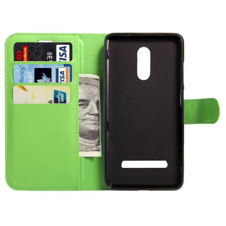LEAGOO for M8 (MPH1460) Litchi Texture Horizontal Flip Leather Case with Magnetic Buckle & Holder & Card Slots & Wallet
