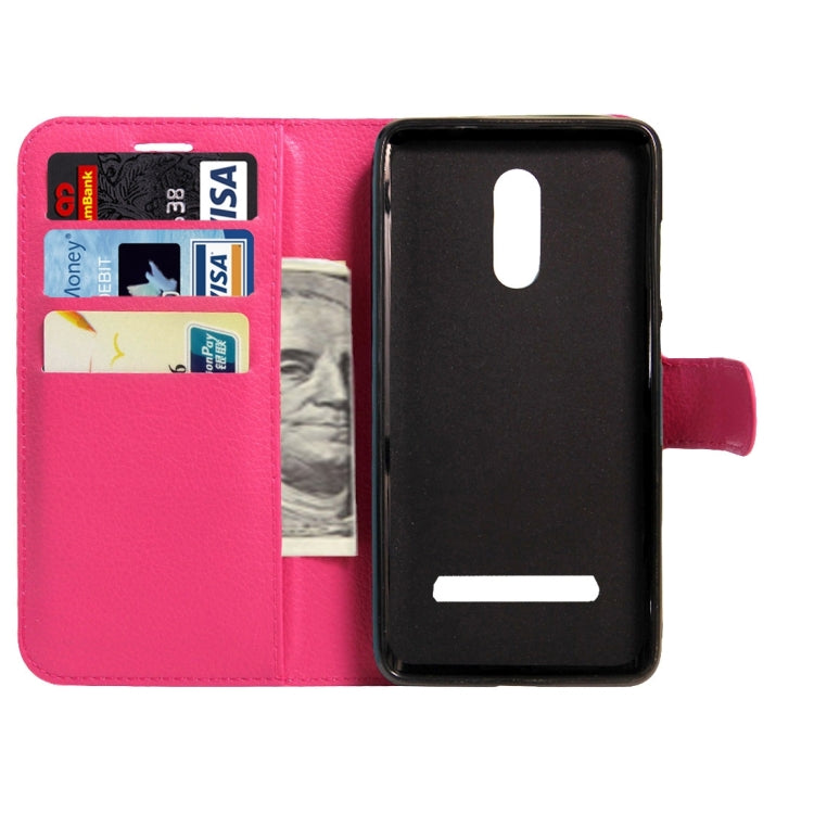LEAGOO for M8 (MPH1460) Litchi Texture Horizontal Flip Leather Case with Magnetic Buckle & Holder & Card Slots & Wallet