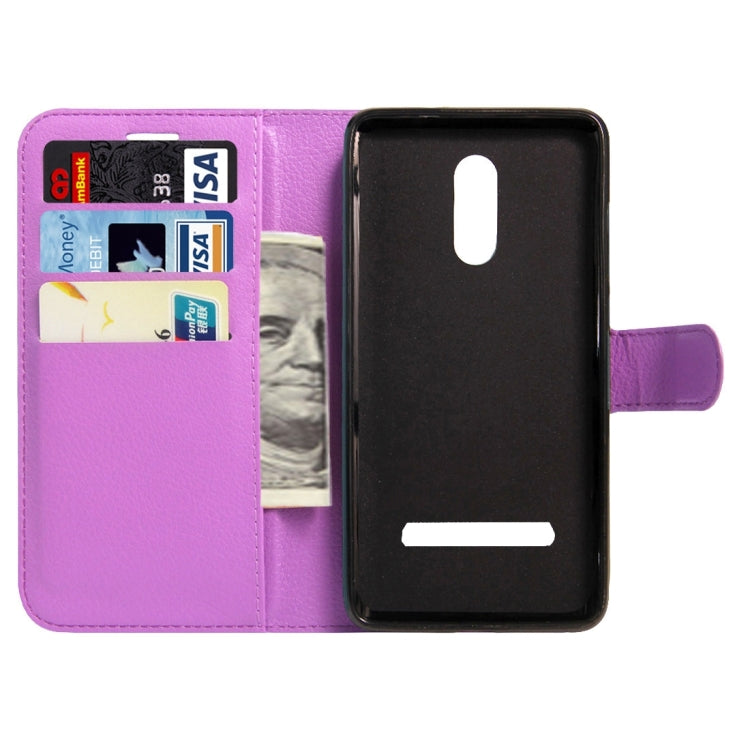 LEAGOO for M8 (MPH1460) Litchi Texture Horizontal Flip Leather Case with Magnetic Buckle & Holder & Card Slots & Wallet