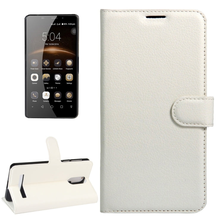 LEAGOO for M8 (MPH1460) Litchi Texture Horizontal Flip Leather Case with Magnetic Buckle & Holder & Card Slots & Wallet