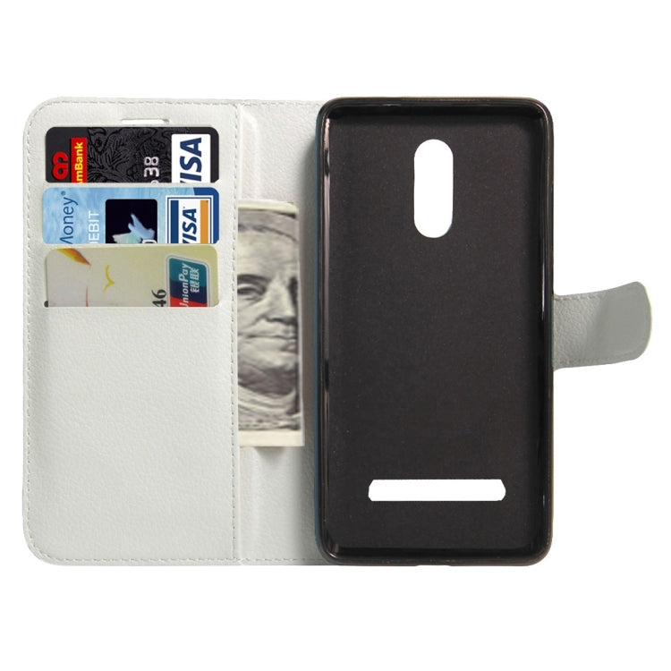 LEAGOO for M8 (MPH1460) Litchi Texture Horizontal Flip Leather Case with Magnetic Buckle & Holder & Card Slots & Wallet