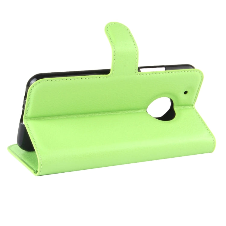 For Motorola Moto G Plus (5th Gen.) Litchi Texture Horizontal Flip Leather Case with Magnetic Buckle & Holder & Card Slots & Wallet