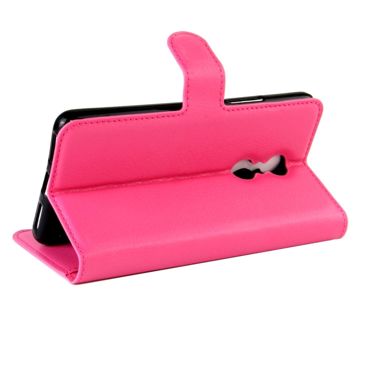 For Lenovo K6 Note Litchi Texture Horizontal Flip Leather Case with Magnetic Buckle & Holder & Card Slots & Wallet