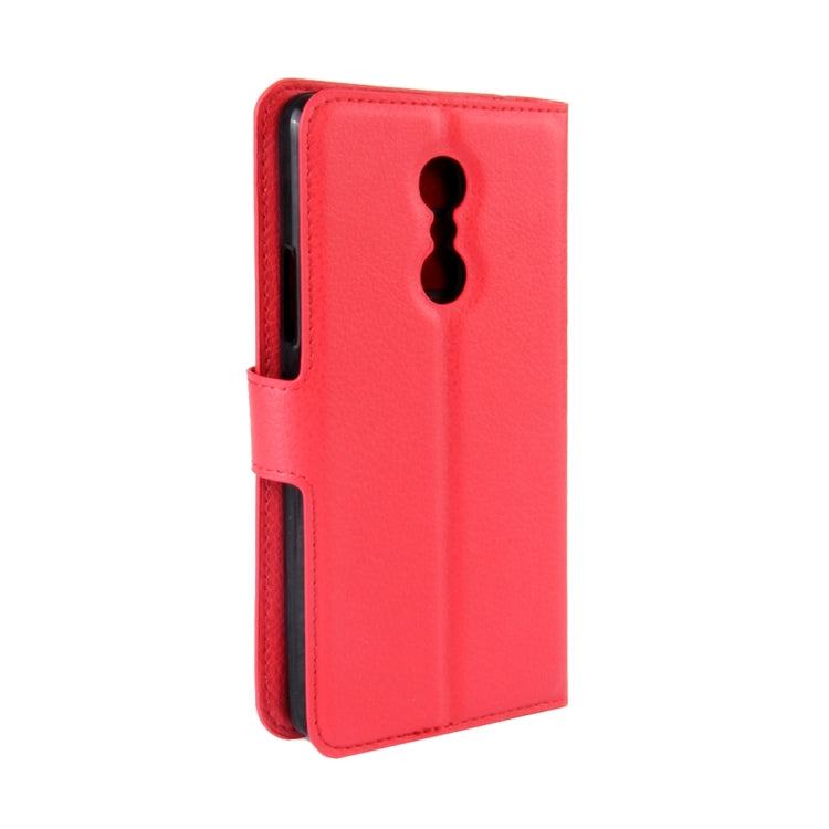 For Lenovo K6 Note Litchi Texture Horizontal Flip Leather Case with Magnetic Buckle & Holder & Card Slots & Wallet