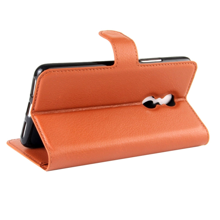 For Lenovo K6 Note Litchi Texture Horizontal Flip Leather Case with Magnetic Buckle & Holder & Card Slots & Wallet