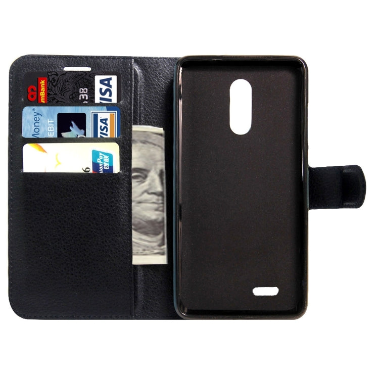 For LG Stylus 3 Litchi Texture Horizontal Flip Leather Case with Magnetic Buckle & Holder & Card Slots & Wallet