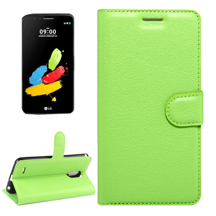 For LG Stylus 3 Litchi Texture Horizontal Flip Leather Case with Magnetic Buckle & Holder & Card Slots & Wallet