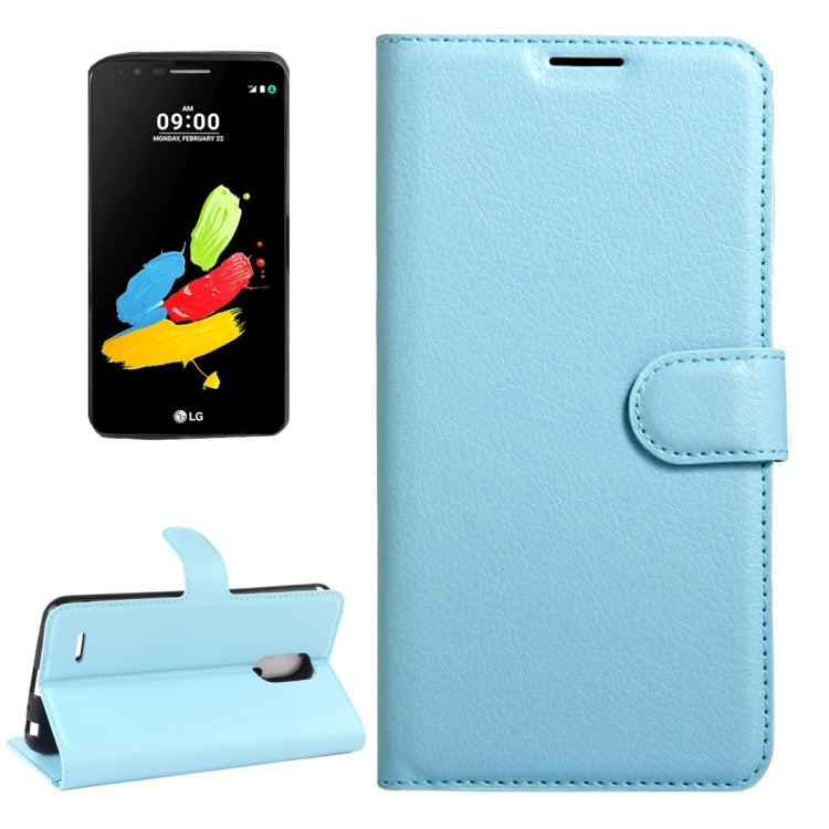 For LG Stylus 3 Litchi Texture Horizontal Flip Leather Case with Magnetic Buckle & Holder & Card Slots & Wallet