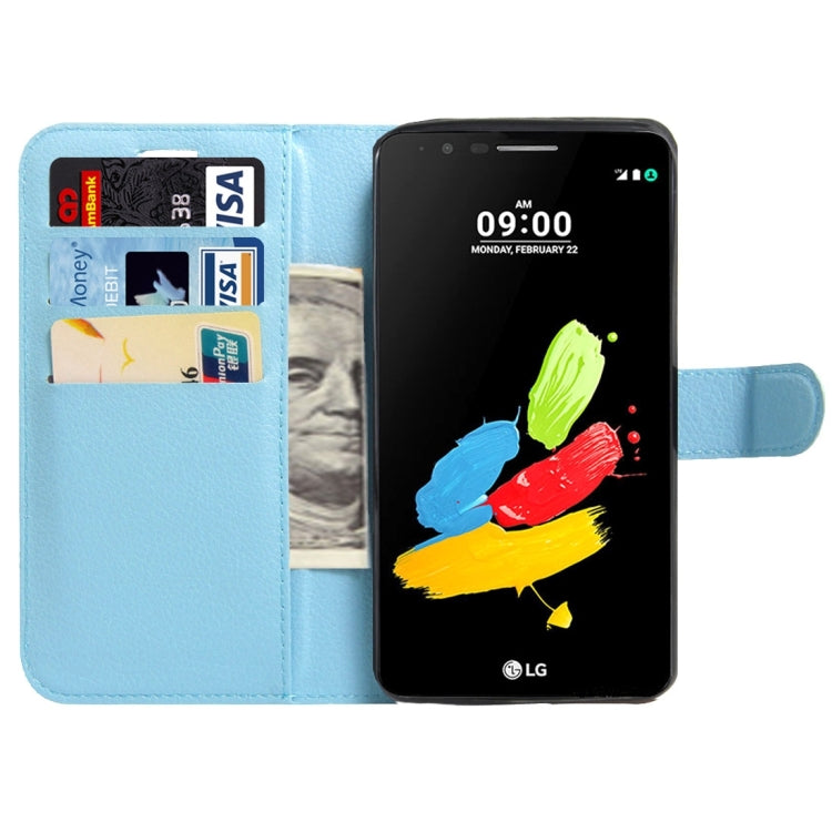 For LG Stylus 3 Litchi Texture Horizontal Flip Leather Case with Magnetic Buckle & Holder & Card Slots & Wallet