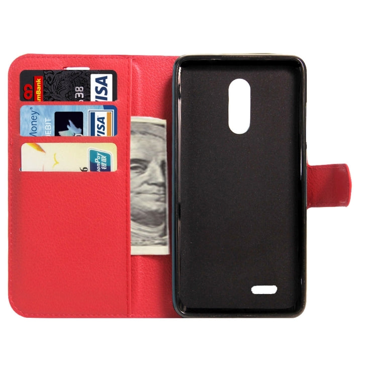 For LG Stylus 3 Litchi Texture Horizontal Flip Leather Case with Magnetic Buckle & Holder & Card Slots & Wallet