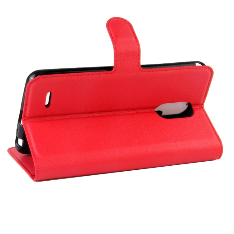 For LG Stylus 3 Litchi Texture Horizontal Flip Leather Case with Magnetic Buckle & Holder & Card Slots & Wallet