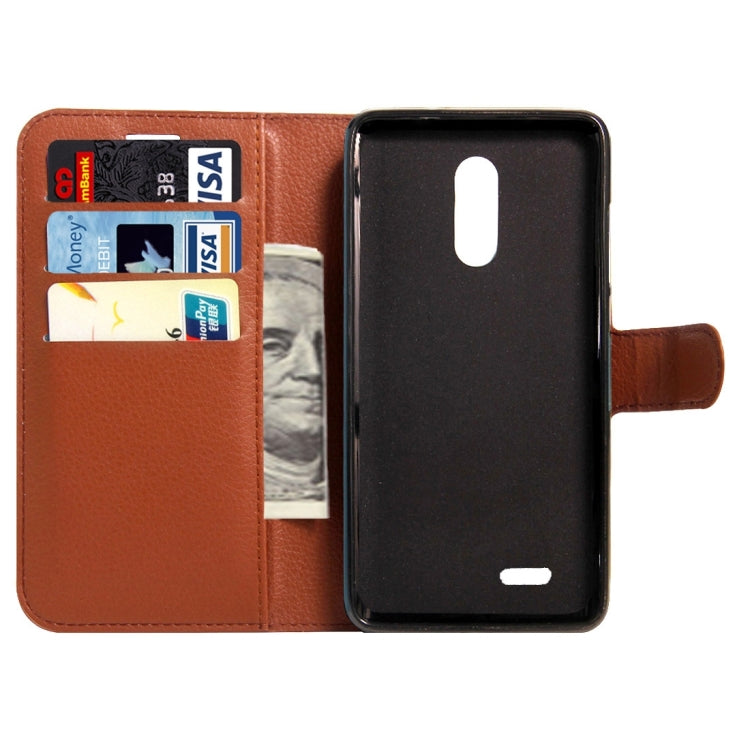 For LG Stylus 3 Litchi Texture Horizontal Flip Leather Case with Magnetic Buckle & Holder & Card Slots & Wallet