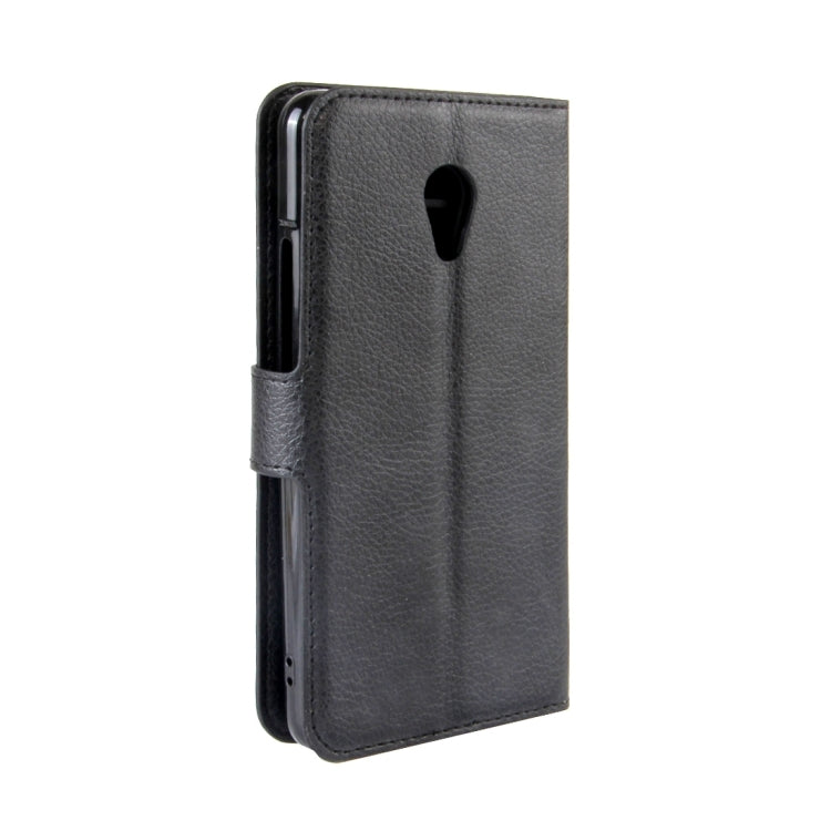 For Meizu M5s Litchi Texture Horizontal Flip Leather Case with Magnetic Buckle & Holder & Card Slots & Wallet