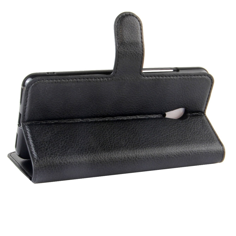 For Meizu M5s Litchi Texture Horizontal Flip Leather Case with Magnetic Buckle & Holder & Card Slots & Wallet