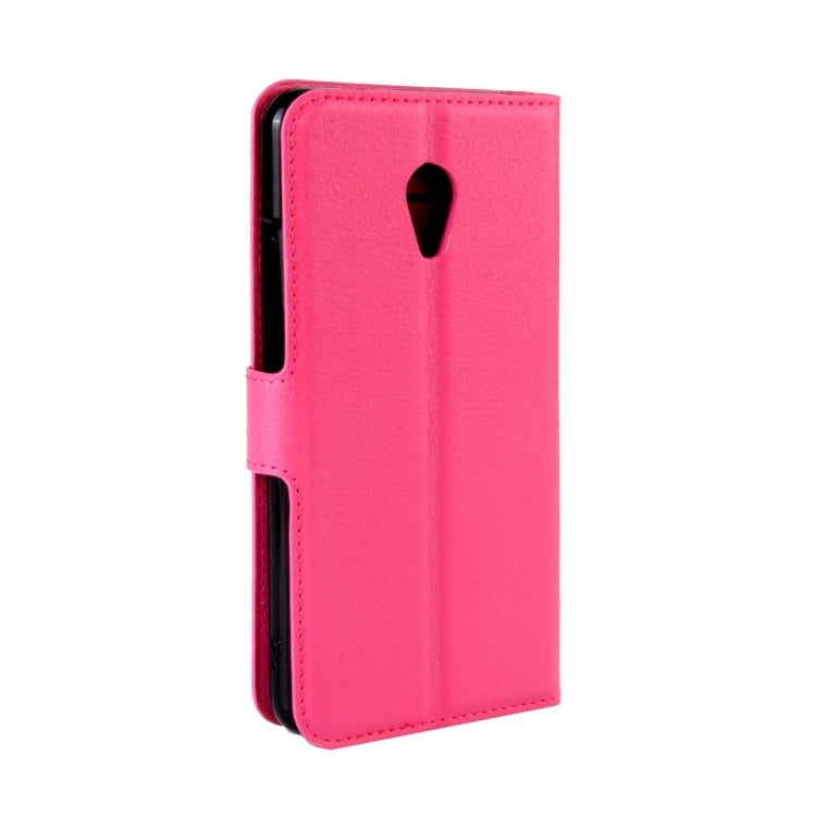 For Meizu M5s Litchi Texture Horizontal Flip Leather Case with Magnetic Buckle & Holder & Card Slots & Wallet