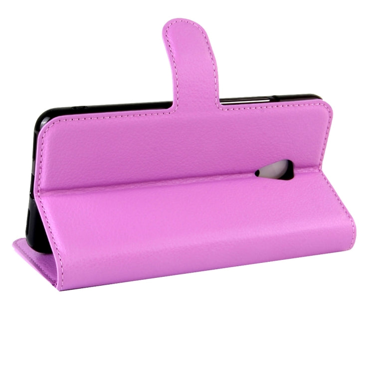 For Meizu M5s Litchi Texture Horizontal Flip Leather Case with Magnetic Buckle & Holder & Card Slots & Wallet