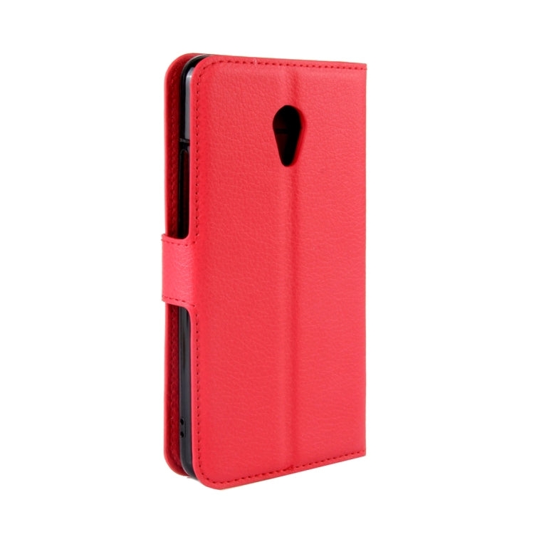 For Meizu M5s Litchi Texture Horizontal Flip Leather Case with Magnetic Buckle & Holder & Card Slots & Wallet