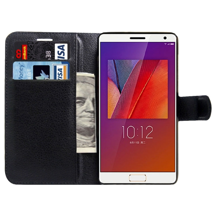 For Lenovo ZUK Edge Litchi Texture Horizontal Flip Leather Case with Magnetic Buckle & Holder & Card Slots & Wallet