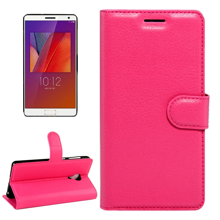 For Lenovo ZUK Edge Litchi Texture Horizontal Flip Leather Case with Magnetic Buckle & Holder & Card Slots & Wallet
