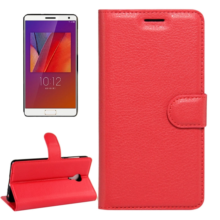 For Lenovo ZUK Edge Litchi Texture Horizontal Flip Leather Case with Magnetic Buckle & Holder & Card Slots & Wallet