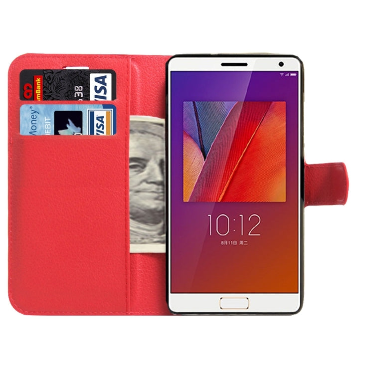 For Lenovo ZUK Edge Litchi Texture Horizontal Flip Leather Case with Magnetic Buckle & Holder & Card Slots & Wallet