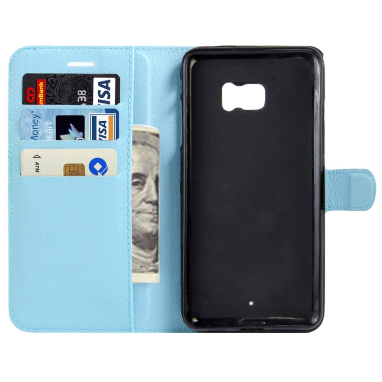 For HTC U Ultra / HTC Ocean Note Litchi Texture Horizontal Flip Leather Case with Magnetic Buckle & Holder & Card Slots & Wallet
