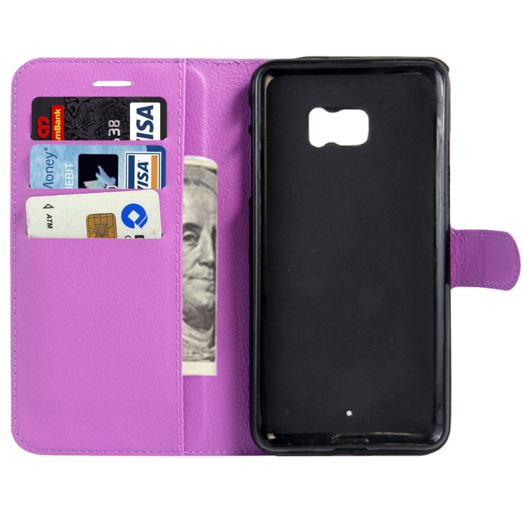 For HTC U Ultra / HTC Ocean Note Litchi Texture Horizontal Flip Leather Case with Magnetic Buckle & Holder & Card Slots & Wallet