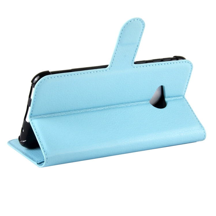 For HTC U Play Litchi Texture Horizontal Flip Leather Case with Magnetic Buckle & Holder & Card Slots & Wallet