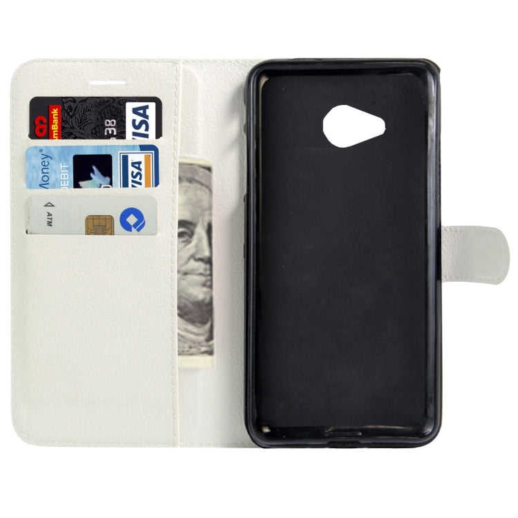 For HTC U Play Litchi Texture Horizontal Flip Leather Case with Magnetic Buckle & Holder & Card Slots & Wallet