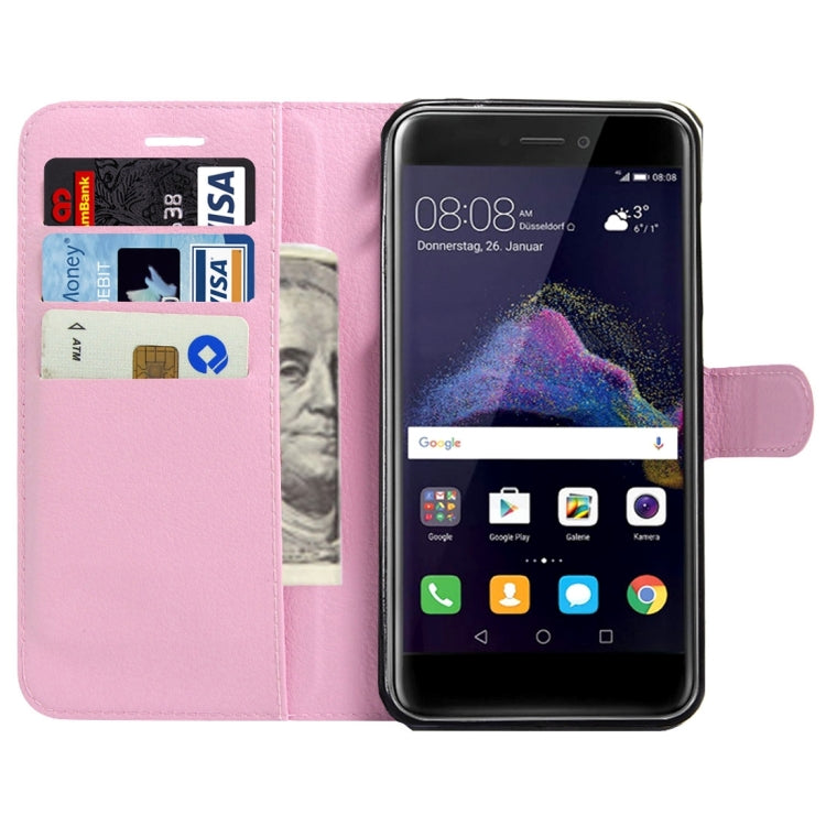 For Huawei P8 Lite (2017) & P9 Lite (2017) & Honor 8 Lite Litchi Texture Horizontal Flip Leather Case with Magnetic Buckle & Holder & Card Slots & Wallet