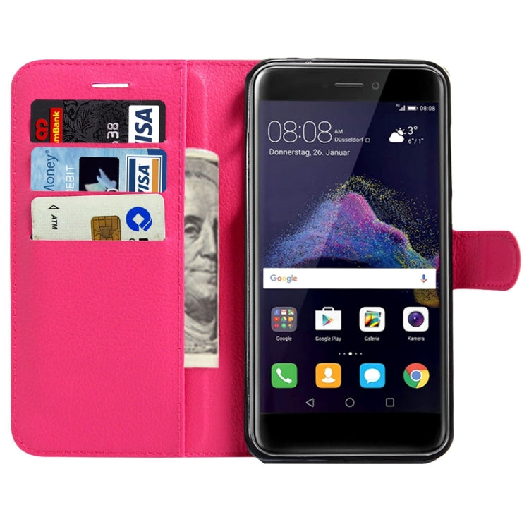 For Huawei P8 Lite (2017) & P9 Lite (2017) & Honor 8 Lite Litchi Texture Horizontal Flip Leather Case with Magnetic Buckle & Holder & Card Slots & Wallet