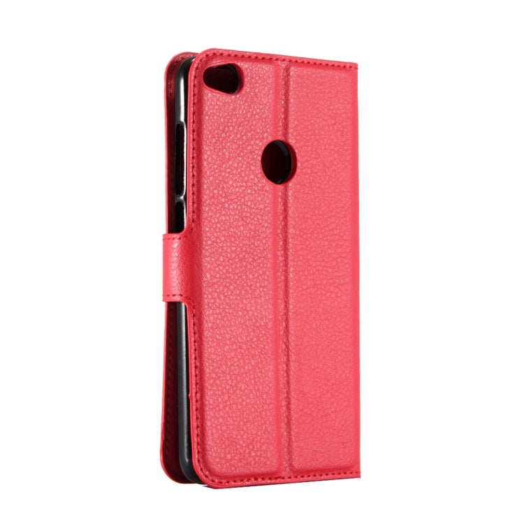 For Huawei P8 Lite (2017) & P9 Lite (2017) & Honor 8 Lite Litchi Texture Horizontal Flip Leather Case with Magnetic Buckle & Holder & Card Slots & Wallet