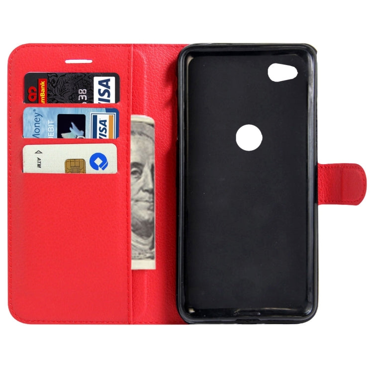 For Huawei P8 Lite (2017) & P9 Lite (2017) & Honor 8 Lite Litchi Texture Horizontal Flip Leather Case with Magnetic Buckle & Holder & Card Slots & Wallet