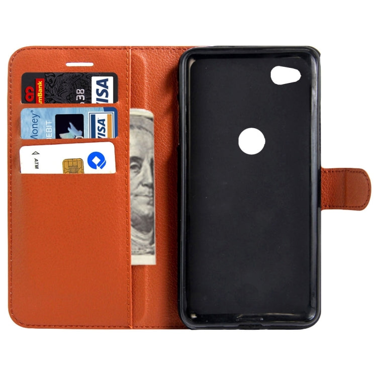 For Huawei P8 Lite (2017) & P9 Lite (2017) & Honor 8 Lite Litchi Texture Horizontal Flip Leather Case with Magnetic Buckle & Holder & Card Slots & Wallet