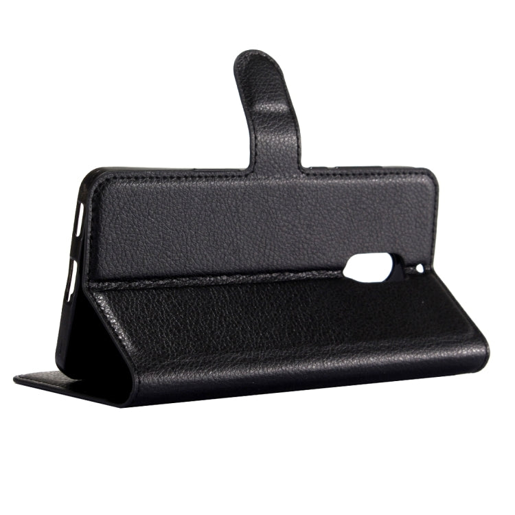 For Nokia 6 Litchi Texture Horizontal Flip Leather Case with Magnetic Buckle & Holder & Card Slots & Wallet