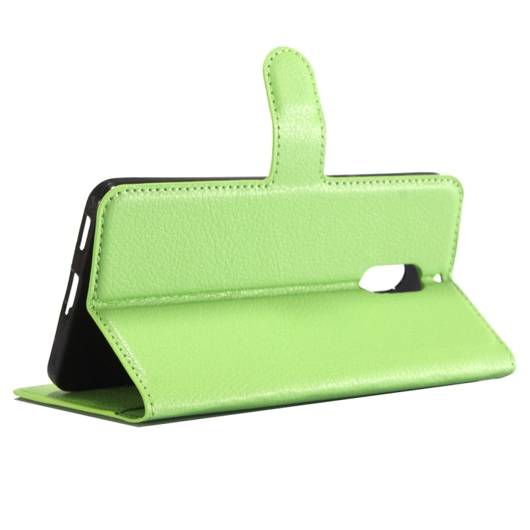 For Nokia 6 Litchi Texture Horizontal Flip Leather Case with Magnetic Buckle & Holder & Card Slots & Wallet