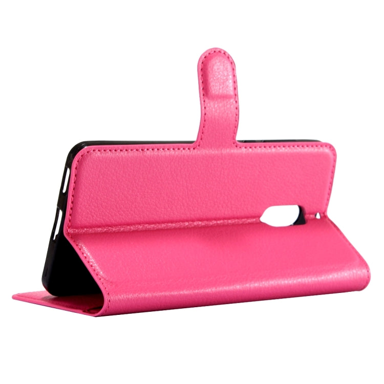 For Nokia 6 Litchi Texture Horizontal Flip Leather Case with Magnetic Buckle & Holder & Card Slots & Wallet