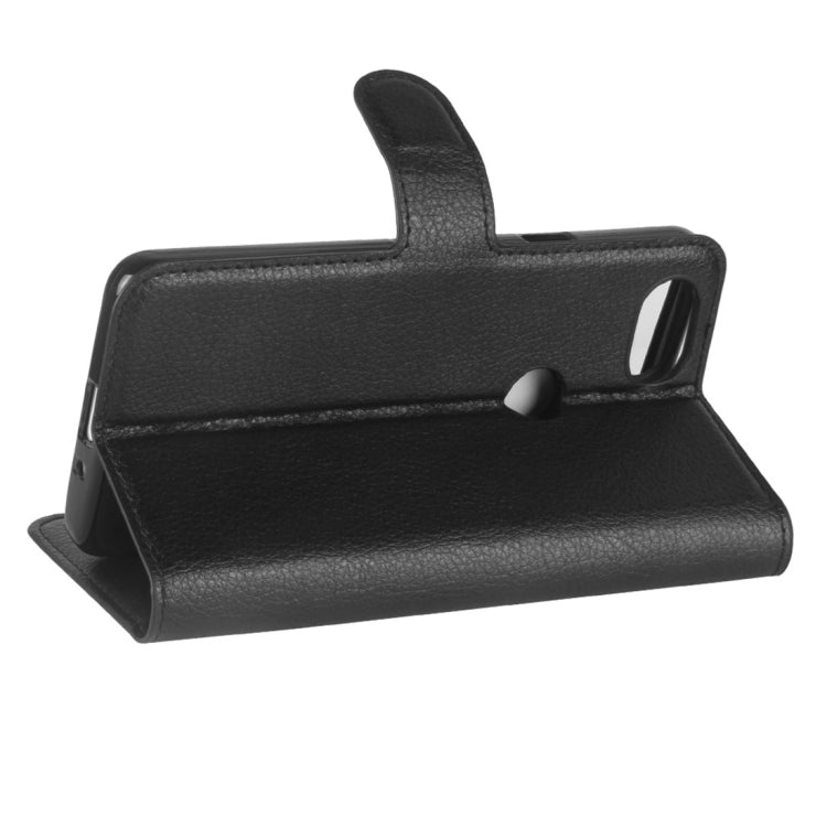 For Google Pixel 2 Litchi Texture Horizontal Flip Leather Case with Holder & Card Slots & Wallet