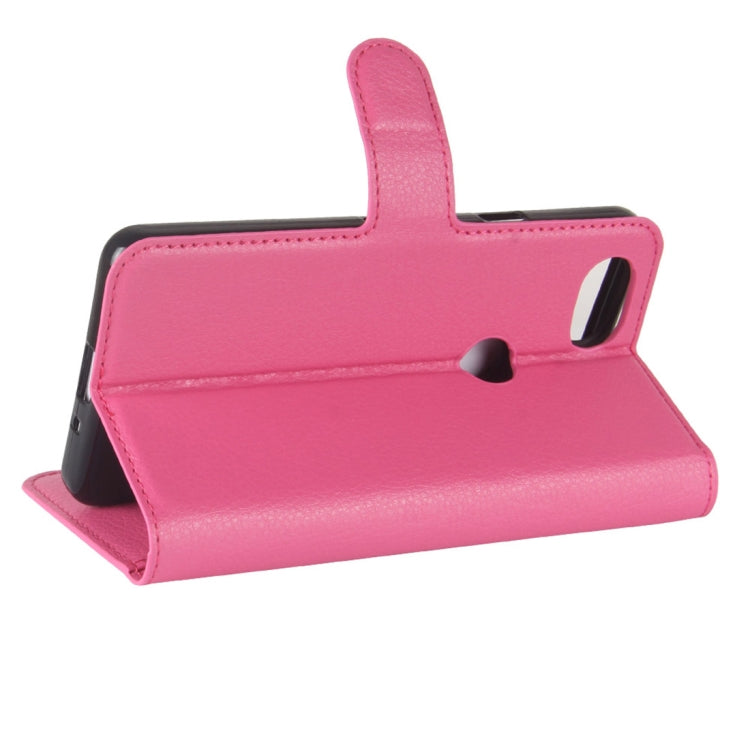 For Google Pixel 2 Litchi Texture Horizontal Flip Leather Case with Holder & Card Slots & Wallet