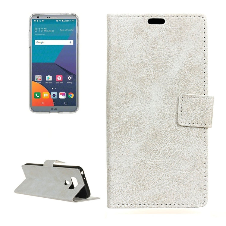 For LG G6 Retro Crazy Horse Texture Horizontal Flip Leather Case with Holder & Card Slots & Wallet & Photo Frame