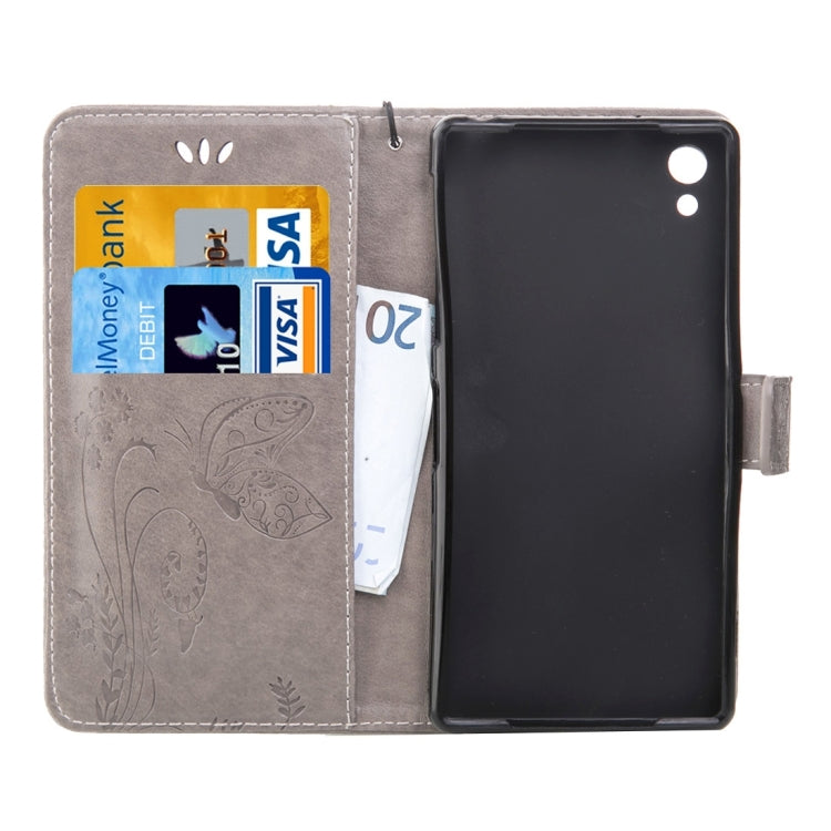 For Sony Xperia Z3 Crazy Horse Texture Printing Horizontal Flip Leather Case with Holder & Card Slots & Wallet & Lanyard
