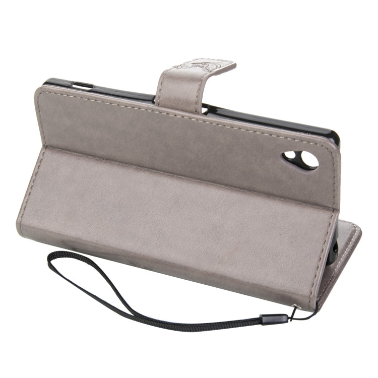 For Sony Xperia Z3 Crazy Horse Texture Printing Horizontal Flip Leather Case with Holder & Card Slots & Wallet & Lanyard